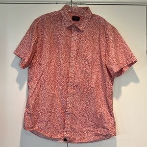 UNTUCKit men’s large slim fit short sleeve shirt